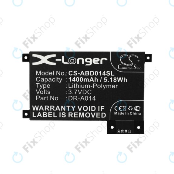 Amazon Kindle Touch, Touch 4th - Baterie DR-A014, 170-1056-00 1400mAh HQ