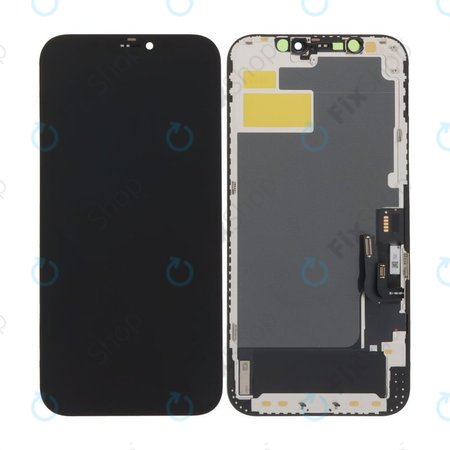 Displej Soft OLED pro iPhone 12, 12 Pro - Dotykové sklo + Rám, DIAGNOSTIC