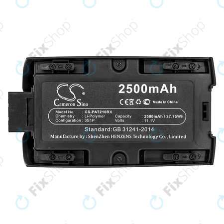 Baterie pro Parrot Bebop 2, Parrot Bebop 2 Pro, 2500mAh, Li-Pol, 11.1V, HQ