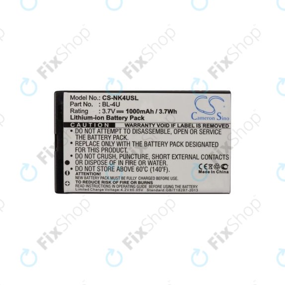 Nokia 3120 Classic - Baterie BL-4U 1000mAh HQ