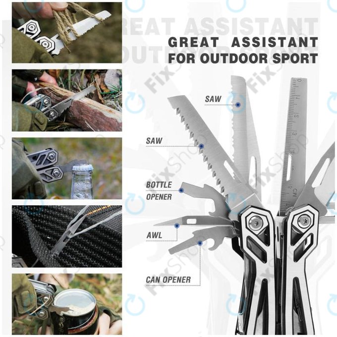 Mossy Oak - Multifunkční Kleště z Nerez Oceli 21in1