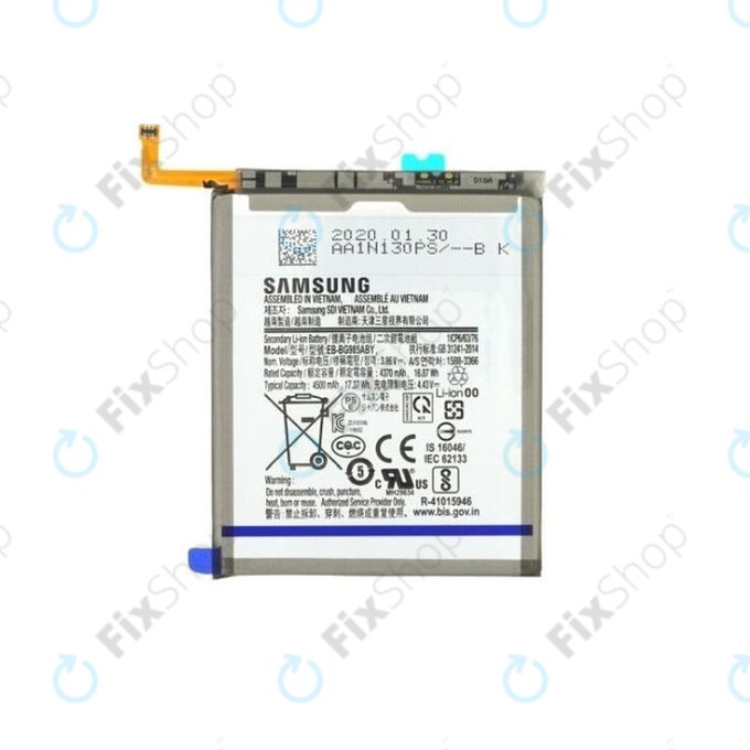 Samsung Galaxy S20 Plus G985F - Baterie EB-BG985ABY 4500mAh - GH82-22133A Genuine Service Pack