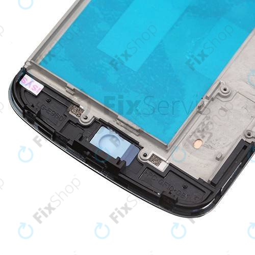 LG Nexus 4 E960 - LCD Displej + Dotykové Sklo + Rám (Black) TFT