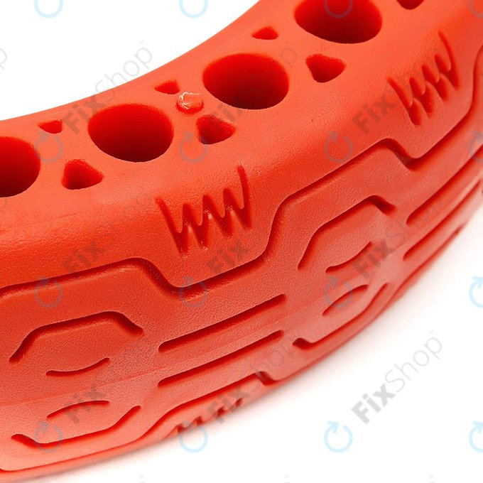 Xiaomi Mi Electric Scooter 1S, 2 M365, Essential, Pro, Pro 2 - Odolná Plná Bezdušová Pneumatika (Typ 1) (Red)