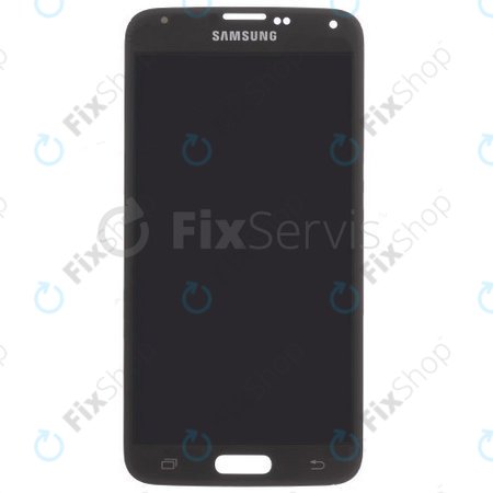 Samsung Galaxy S5 Mini G800F - LCD Displej + Dotykové Sklo (Charcoal Black) - GH97-16147A Genuine Service Pack