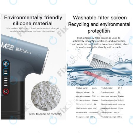 MaAnt BF-1 - Multifunkční Turbínový Ventilátor na Okamžité Chlazení