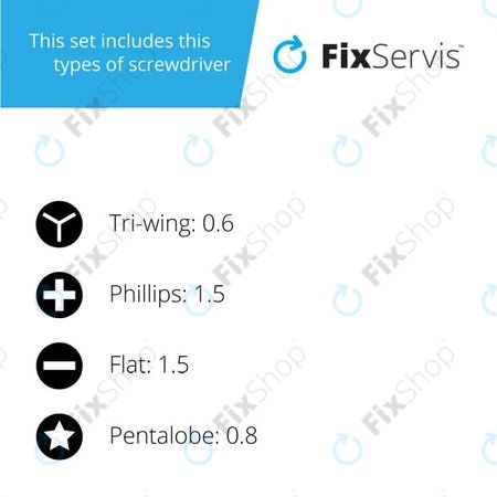 FixPremium - Kompletní Set Nářadí pro Montáž Mobilních Telefonů 11v1