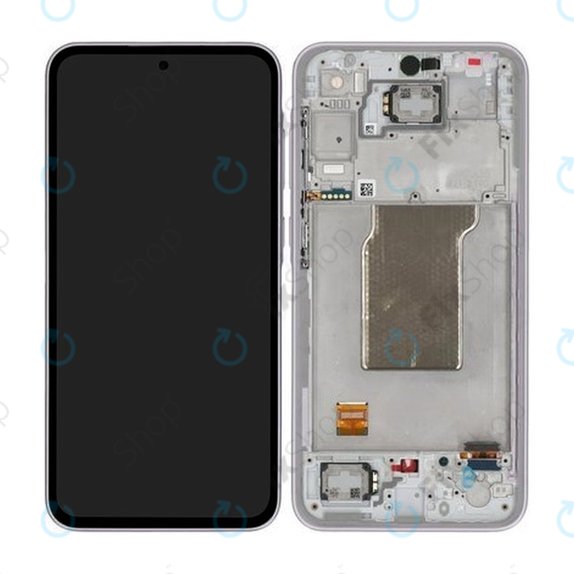 Samsung Galaxy A35 A356B - LCD Displej + Dotykové Sklo + Rám (Awesome Lilac) TFT