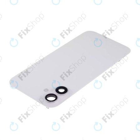 Apple iPhone 16 Plus - Sklo Zadního Housingu + Sklíčko Kamery + Kovová Destička + Magsafe Magnet (White)