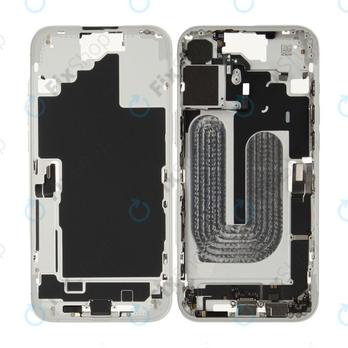 Střední Rám s Baterií pro iPhone 16 Plus | White | ZD076-00685 | Genuine Apple