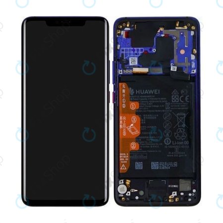 Huawei Mate 20 Pro - LCD Displej + Dotykové Sklo + Rám + Baterie (Twilight) - 02352GGC Genuine Service Pack