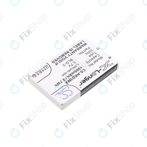 Baterie pro Nokia 7250i, 6610, 6585, 6560, 6200, 6220, 1000mAh, Li-Ion, 3.7V, BLD-3, HQ