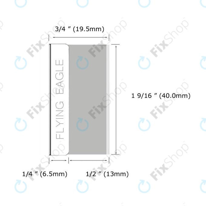 Flying Eagle - Žiletka Průmyslová Jednostranná (5ks)