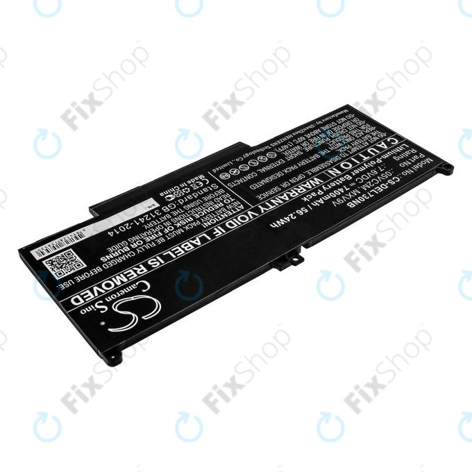 Baterie pro Dell Latitude 13 7300, 14 7400, 7400mAh, Li-Pol, 7.6V, 05VC2M, HQ
