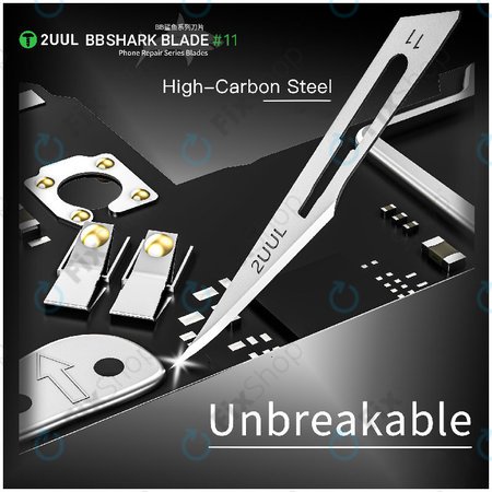 Skalpelové čepele Shark No.11, BB, 2UUL DA18, 100ks/box