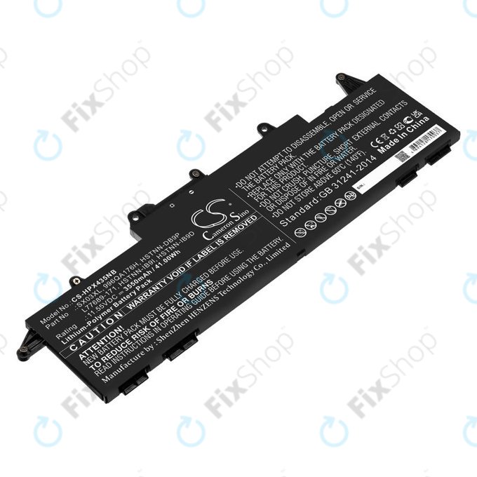 Baterie pro HP ProBook x360 435 G7, 3550mAh, Li-Pol, 11.55V, SX03XL, HQ