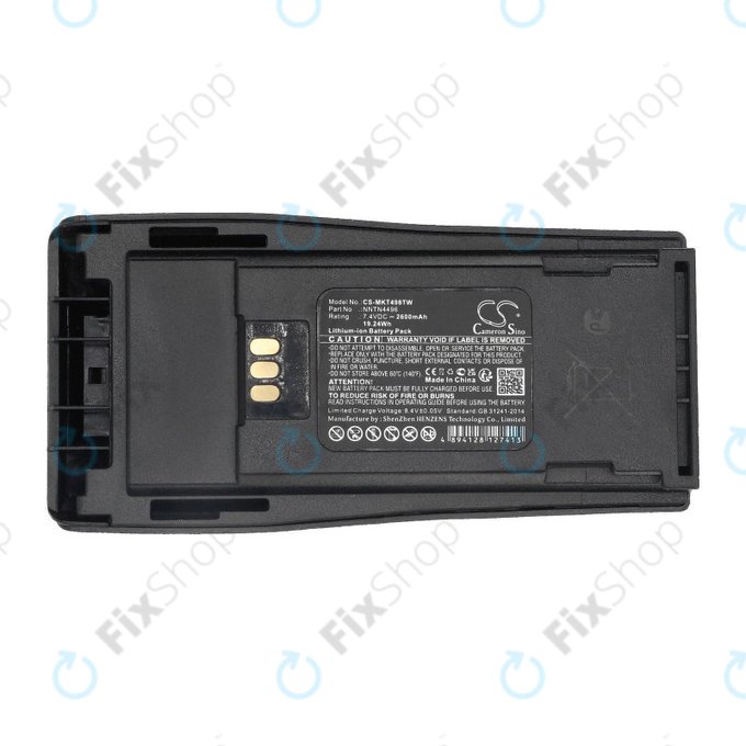 Baterie pro Motorola CP, EP, GP, 2600mAh, Li-ion, 7.4V, NNTN4496, HQ