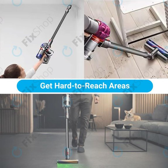 Dyson V-series, Outsize - Sací Tyč (Stříbrná)