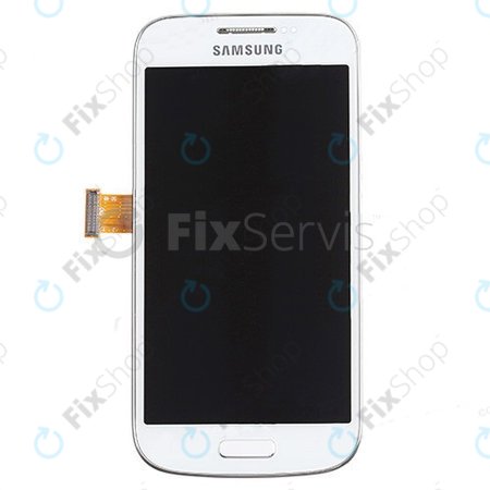 Samsung Galaxy S4 Mini i9195 - LCD Displej + Dotykové Sklo + Rám (White Frost) - GH97-14766B Genuine Service Pack