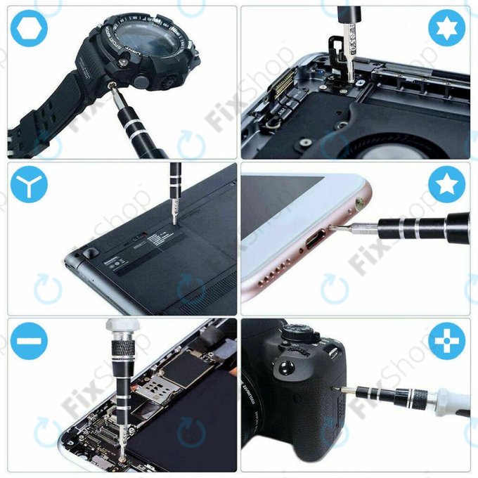 Kingsdun - Profesionální Sada Nářadí pro Servis Telefonů iPhone 117v1