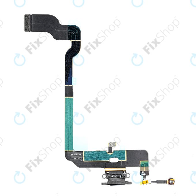 Apple iPhone XS - Nabíjecí Konektor + Flex Kabel (Space Gray)
