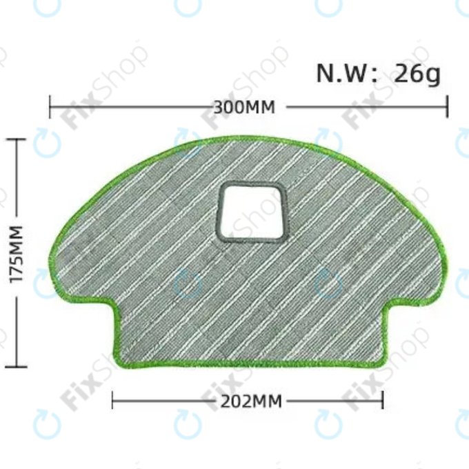 Mopovací útěrka, 2 ks pro iRobot Roomba Combo 1138
