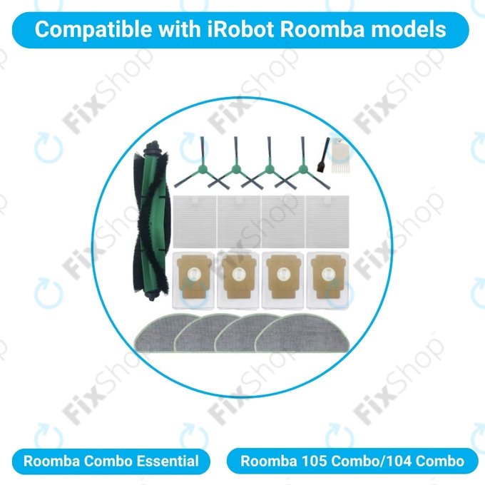 iRobot Roomba Combo Essential, Roomba 105 Combo, 104 Combo - Kompletní set