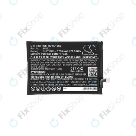 Xiaomi Redmi 9T - Baterie BN62 5700mAh HQ