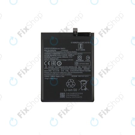 Xiaomi Mi 10T 5G, Mi 10T Pro 5G - Baterie BM53 5000mAh