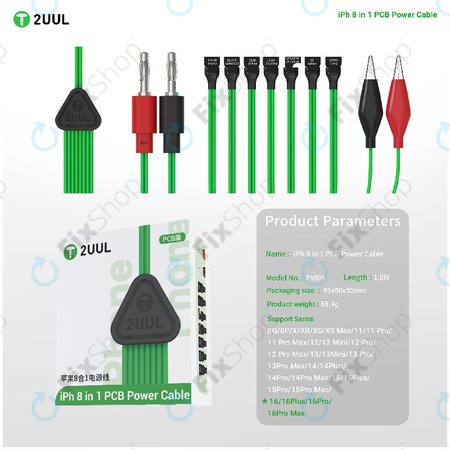 PCB napájecí kabel pro iPhone 8-16 Pro Max, 2UUL PW05