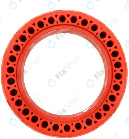 Xiaomi Mi Electric Scooter 1S, 2 M365, Essential, Pro, Pro 2 - Odolná Plná Bezdušová Pneumatika (Typ 1) (Red)