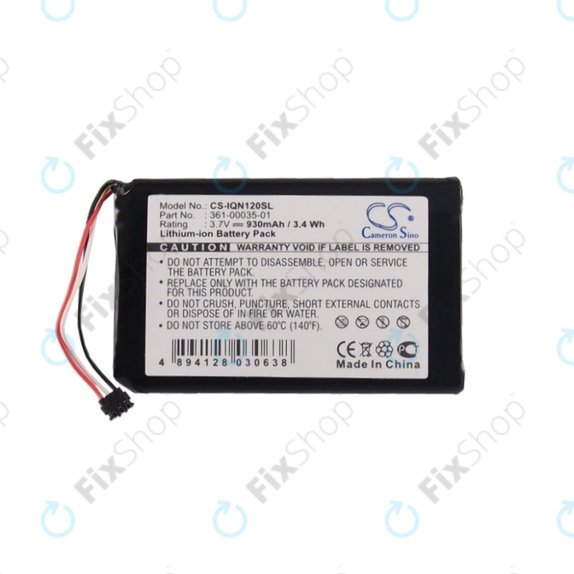 Garmin Drive Assist 50, 50LMT, 51, 51LMT, Nuvi 1200, 1205, 1205W, 1250, 1255W, 1260, 1260W, 140T, 150T, 2595LM, 2595LMT - Baterie 361-00035-01 930mAh HQ