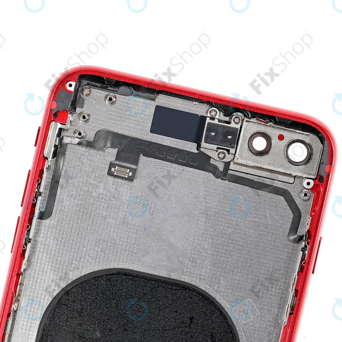 Apple iPhone 8 Plus - Zadní Housing s Malými Díly (Red)
