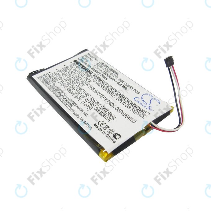 Baterie pro Navigon 40 Easy, Plus, Premium, 1200mAh, Li-Pol, 3.7V, 8390-ZC01-0780, HQ