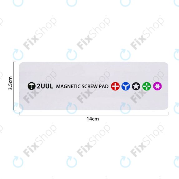2UUL - Magnetická Podložka na Šroubky - 140 x 35mm