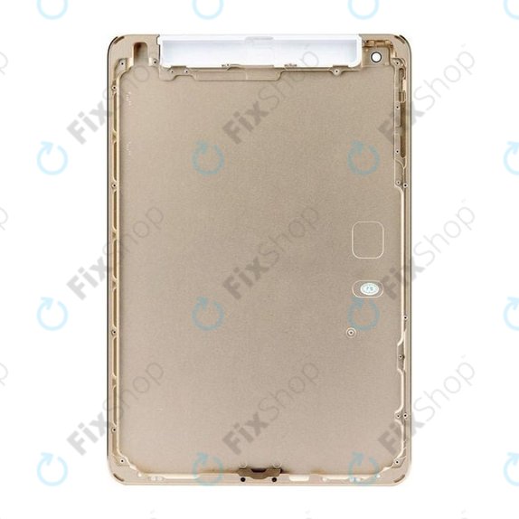 Apple iPad Mini 3 - Zadní Housing 4G Verze (Zlatá)