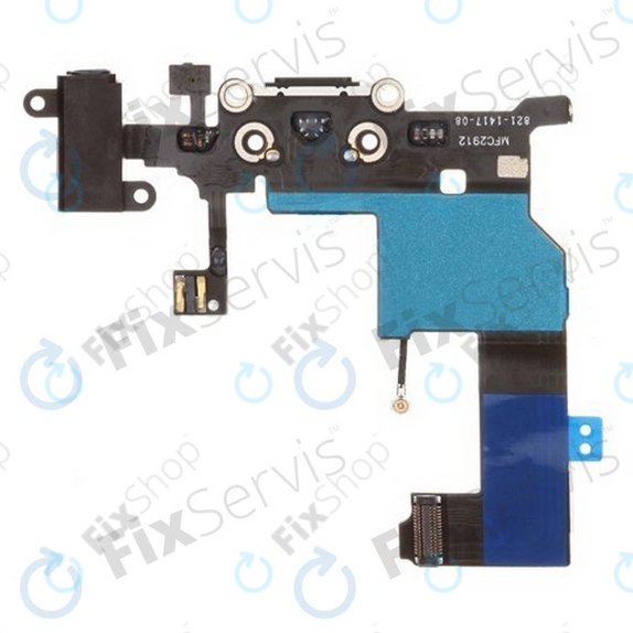 Apple iPhone 5 - Nabíjecí Konektor + Mikrofon + Jack Konektor PCB Deska (White)