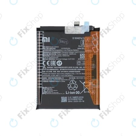 Xiaomi Mi 10T 5G, 10T Pro 5G - Baterie BM53 5000mAh - 46020000355Z Genuine Service Pack