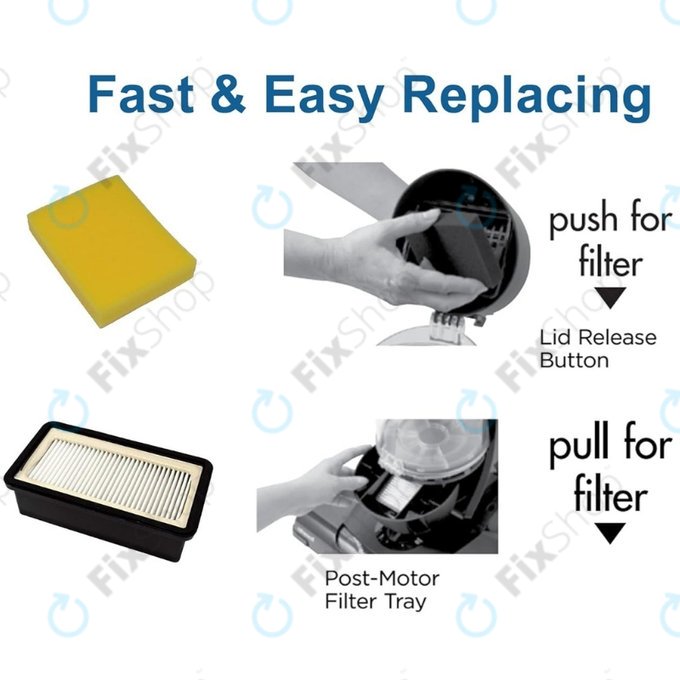 Bissell CleanView, PowerClean, PowerLifter Rewind - Sada Filtrů 1008