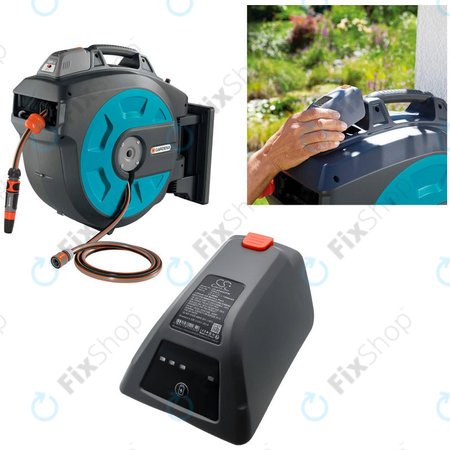 Baterie pro Gardena Comfort Wand-Schlauchbox 35, 8025-20, 1500mAh, Li-Ion, 18V, 008A231, HQ