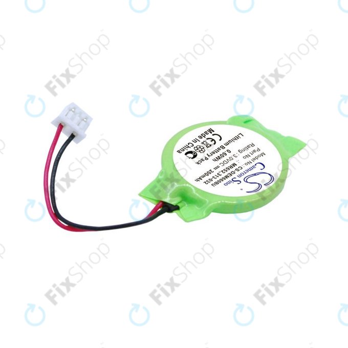 Záložní baterie pro Dell Latitude E6320, 200mAh, Lithium, 3V, 077-A00, HQ