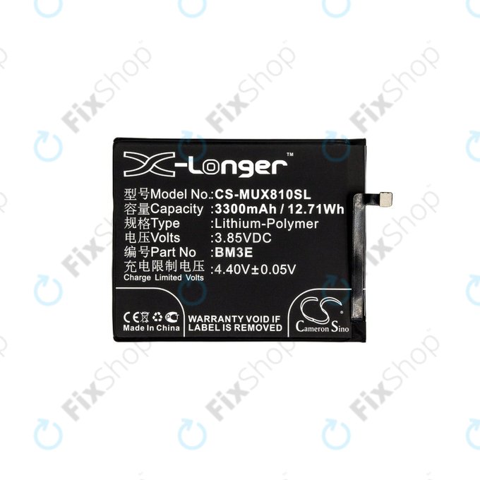 Xiaomi Mi 8 - Baterie BM3E 3300mAh HQ