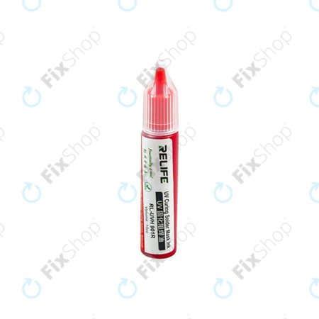 Relife RL-901R - UV Vytvrditelná Pájecí Maska - 10ml (Červená)