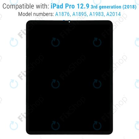 Apple iPad Pro 12.9 (3rd Gen 2018) - LCD Displej + Dotykové Sklo + IC Modul Refurbished