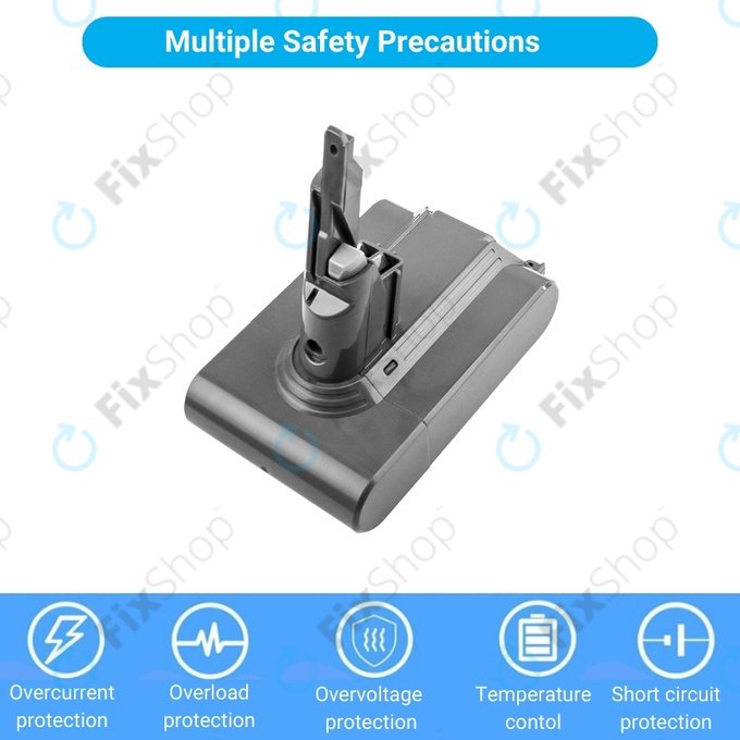 Dyson V7 - Baterie 968670-02, 968670-03 Li-Ion 21.6V 4000mAh