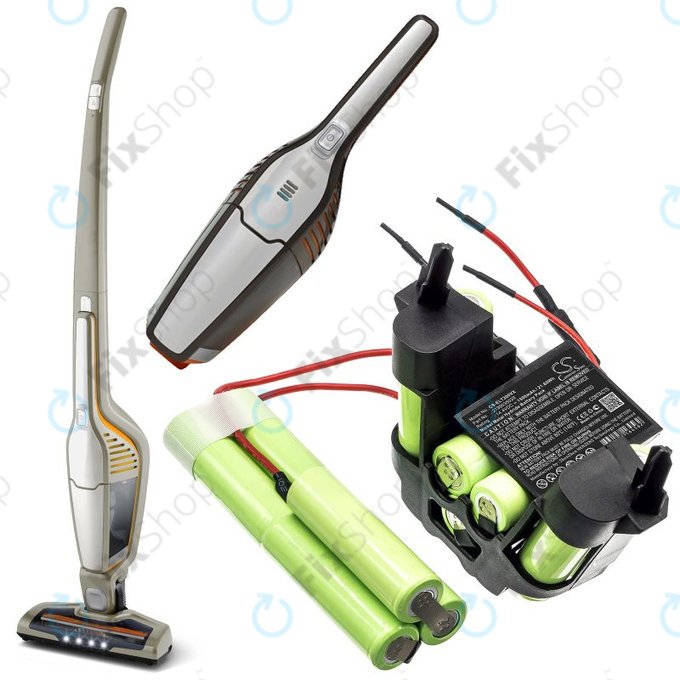 Baterie pro Electrolux ErgoRapido ZB3004, ZB3005, ZB3006, AEG AG3004, AG3005, AG3006, 1500mAh, Ni-MH, 14.4V, 2199035029, HQ