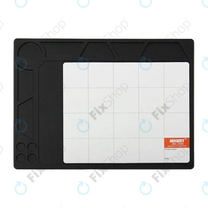 Jakemy JM-Z17 - ESD Teplovzdorná Silikonová Podložka - 36 x 26cm + Magnetická Podložka
