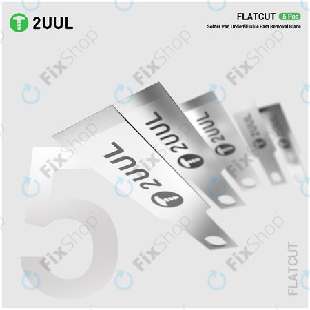 Čepele na odstraňování underfill lepidla, plochý řez, 2UUL DA28, 5ks/balení