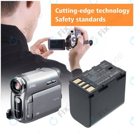 Baterie pro JVC EX-Z2000, GR-D720, D740, D750, D770, 2400mAh, Li-Ion, 7.4V, BN-VF823, HQ