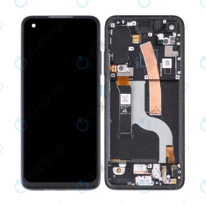 Asus Zenfone 8 ZS590KS - LCD Displej + Dotykové Sklo + Rám (Obsidian Black) TFT